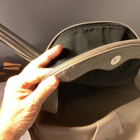 Marc Jacobs purse beige gray soft Leather shoulder bag luxury cream COA- SALE - Picture 8 of 14